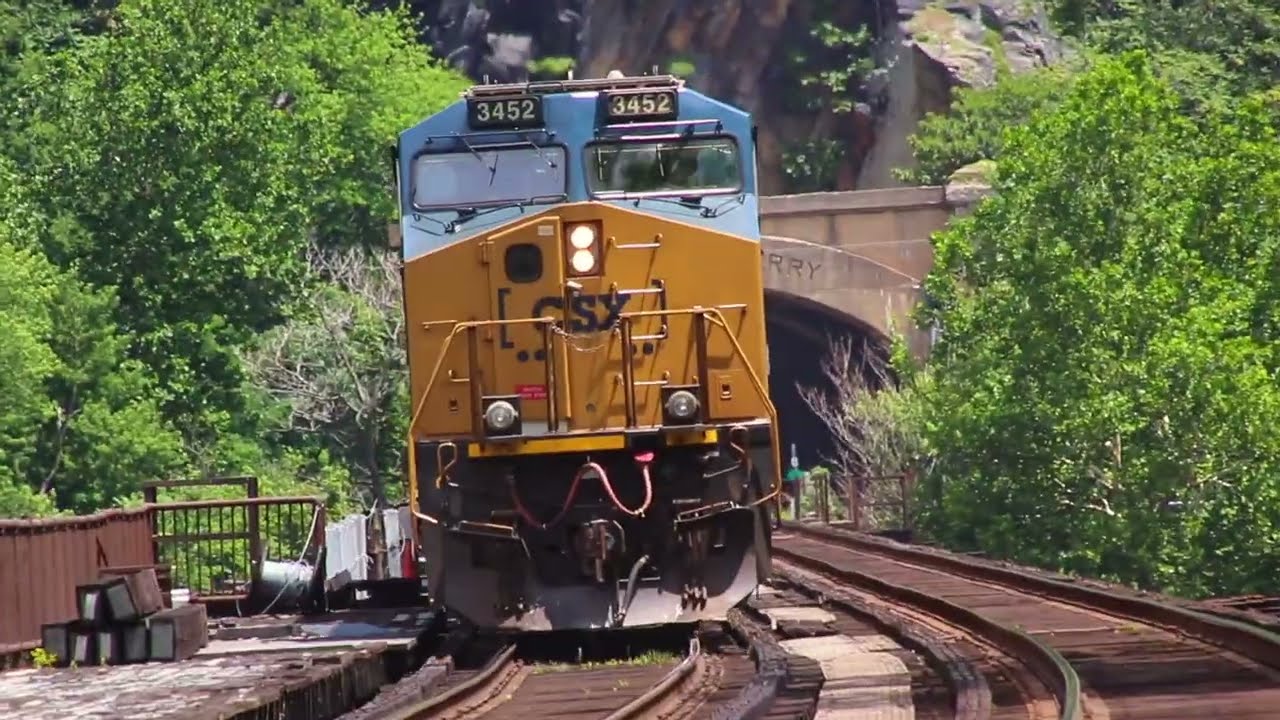 Railfanning CSX Trains at Harpers Ferry WV! July 13th 2021