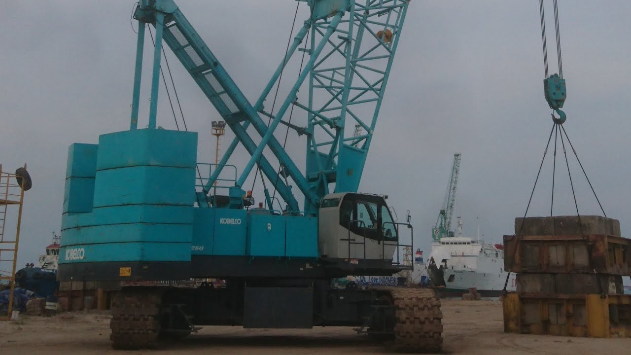 Cara pengoprasian crawller crane 100 ton