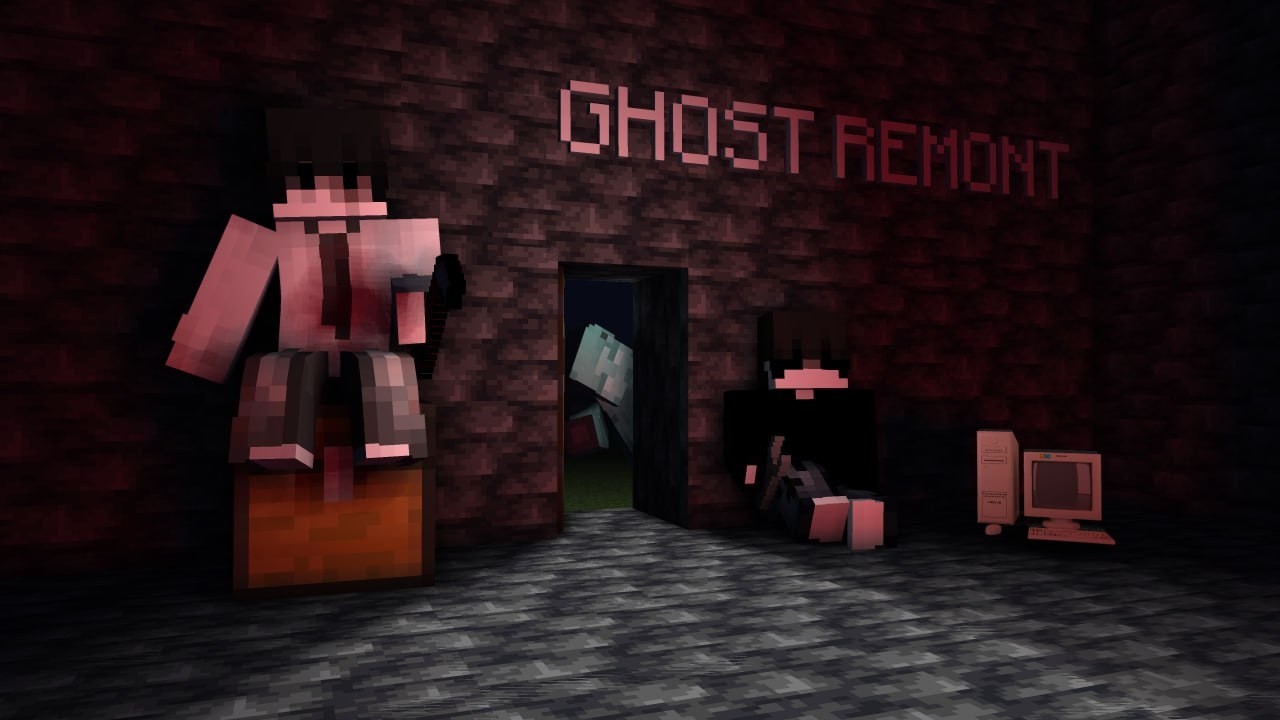 майнкрафт,но мы играем в ПРИЗРАЧНЫЙ РЕМОНТ-GHOST REMONT👻 + Kw1d1x