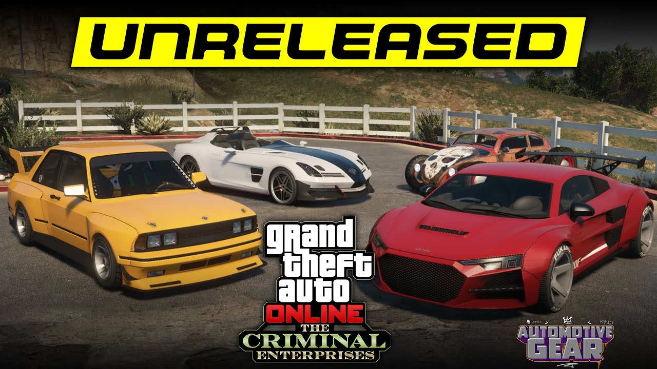 GTAO: The Criminal Enterprise - All Unreleased Cars