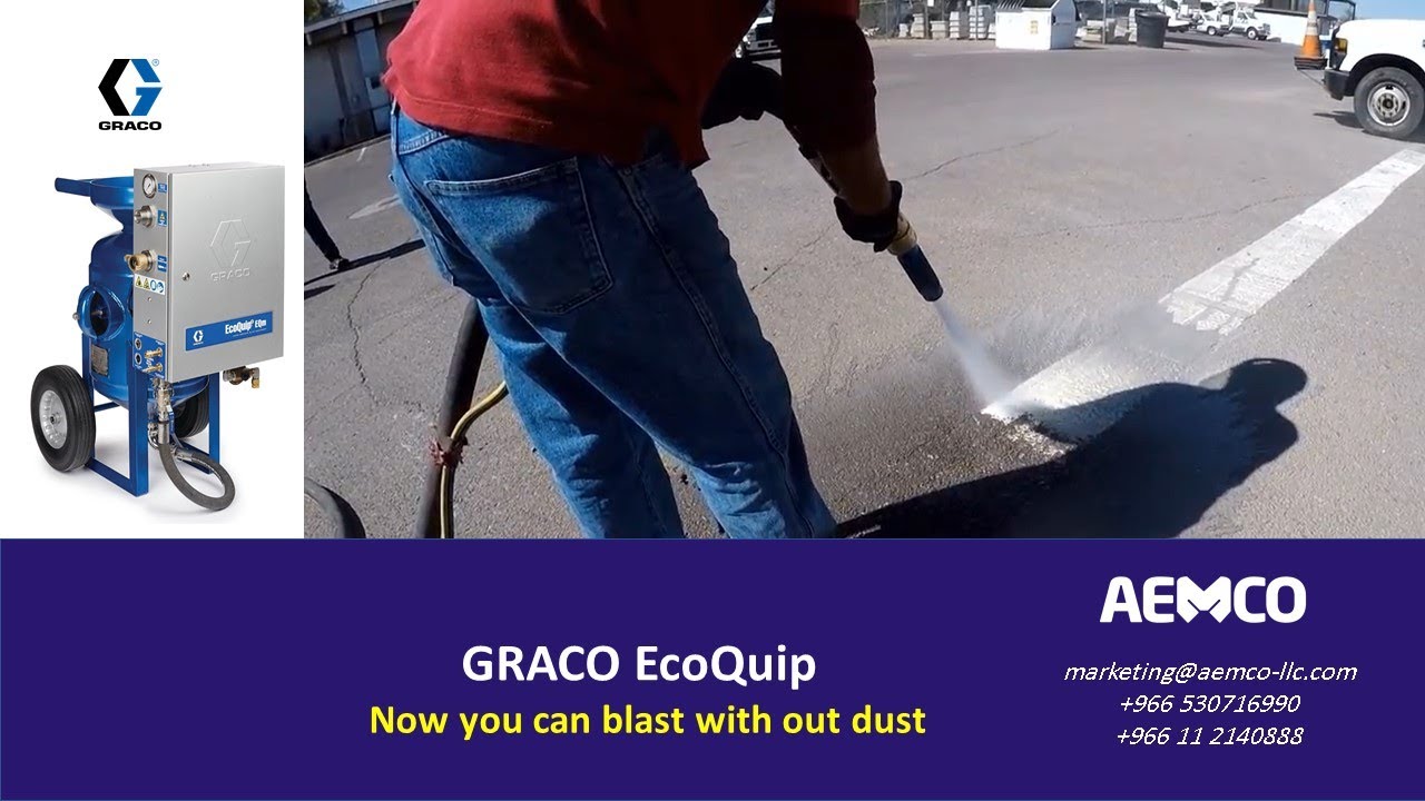 GRACO EcoQuip Road Marking Line Removal - AEMCO