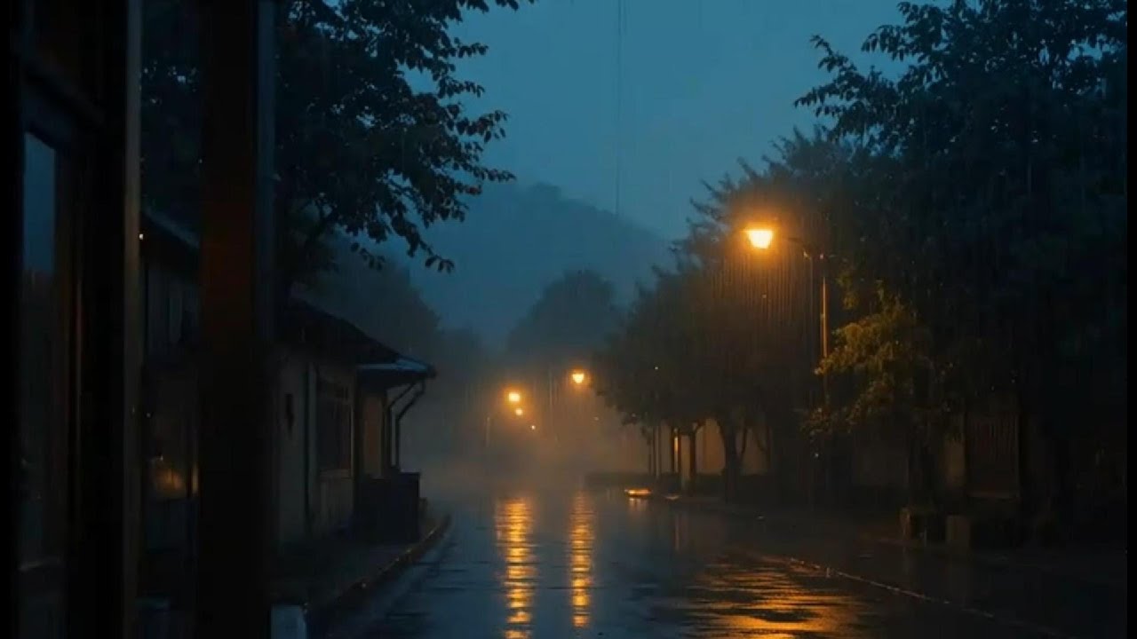 Soft Rain for Sleep | No Thunder | 3 Hours