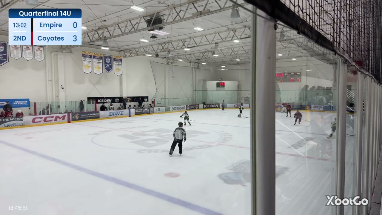 2nd period 14U coyotes vs Empire HC
