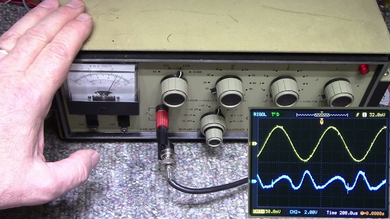 Heathkit IG-18 Audio Generator Distortion Tests (Ep. 246)