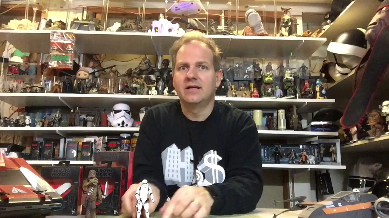 DARTHTUBA'S Star Wars UNBOXING Show 43: LIVE SHOW Hasbro Black Series 3 3/4 inch figures & Titanium
