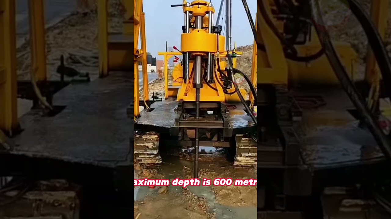 XY-3 Core Drilling Rig，Maximum depth is 600 metres Crawler chassis