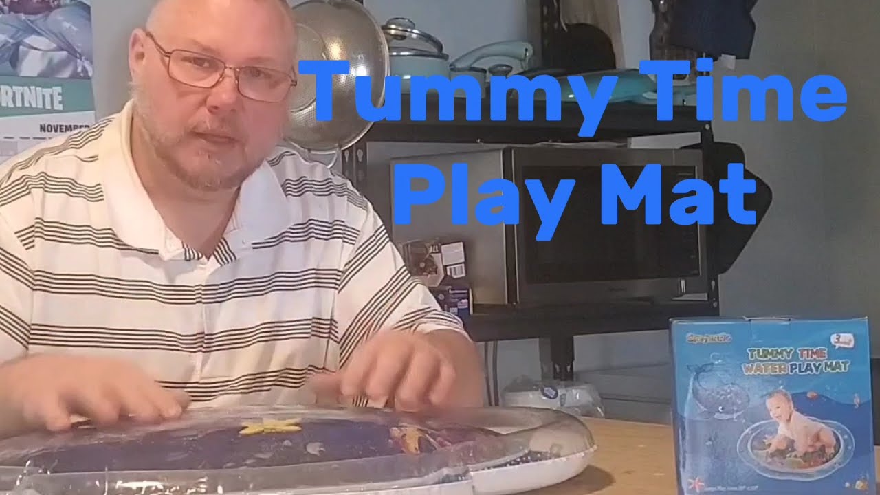 Tummy Time Water Playmat - Weekend Reviews - #playmat #waterplay #baby