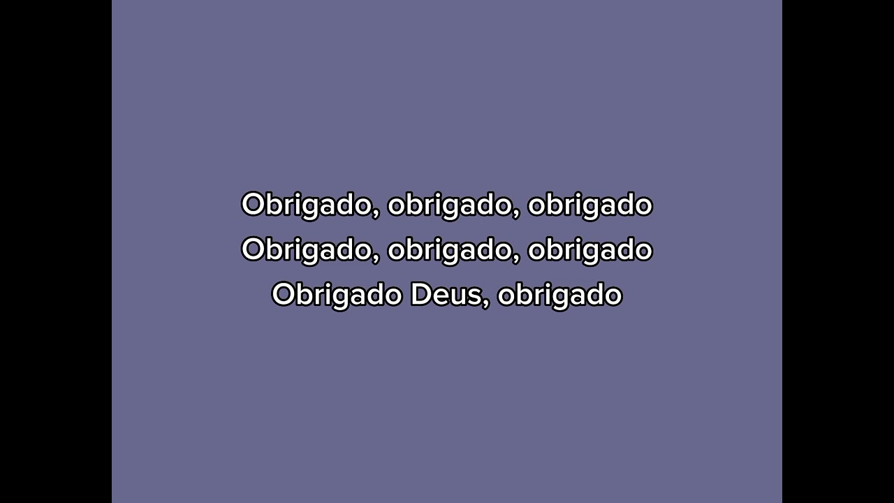 Thamires Garc&iacute;a - Obrigado - PLAYBACK com LETRA