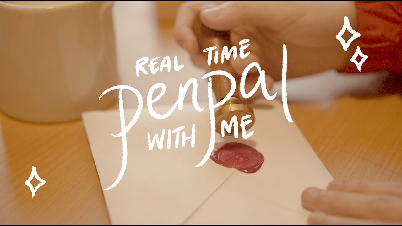PENPAL WITH ME 💌 asmr + rain