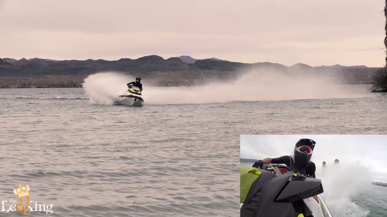 Stock 2017 Seadoo RXP-X 300 Race Sponsons Test On Closed Course, Lake Havasu City