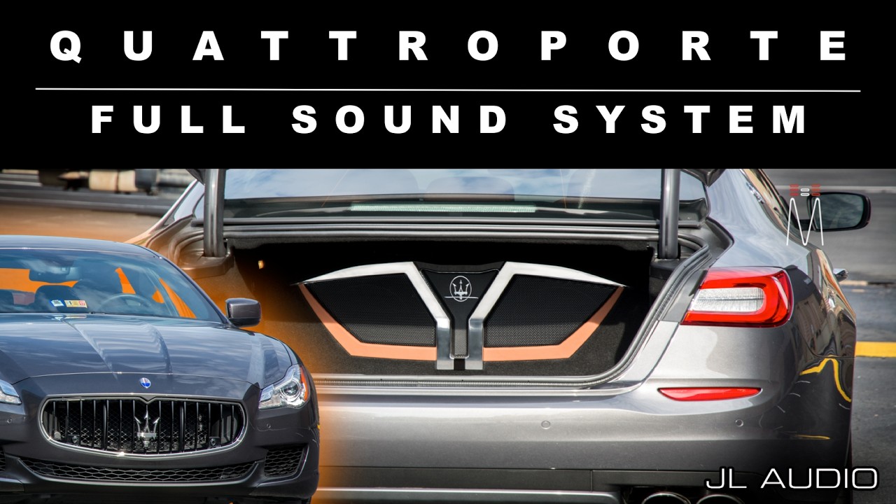 Maserati Quattroporte Custom Subwoofer Enclosure EXPLAINED!!