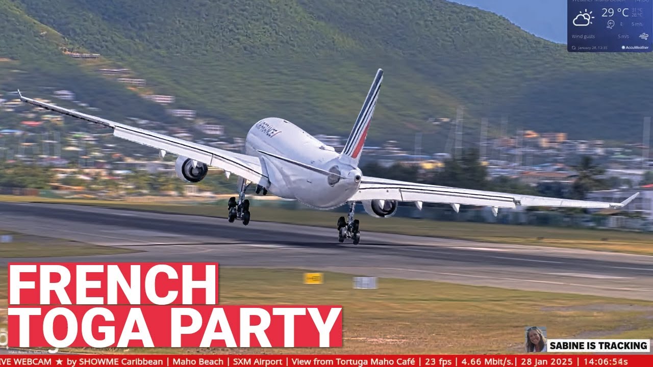 Air France ABORTS Landing at Princess Juliana Airport Sint Maarten