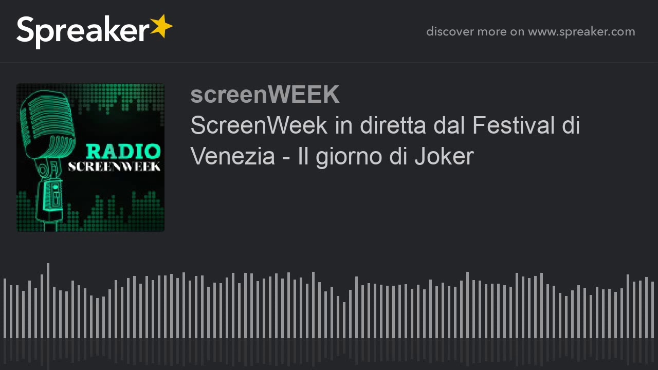 ScreenWeek in diretta dal Festival di Venezia - Il giorno di Joker