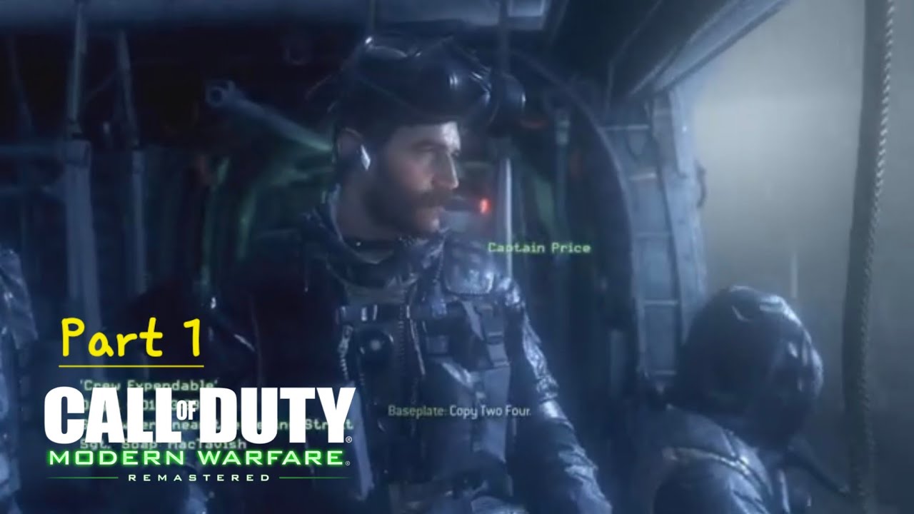 Soap Mactavish joins the SAS. COD: Modern Warfare Remastered. Part 1