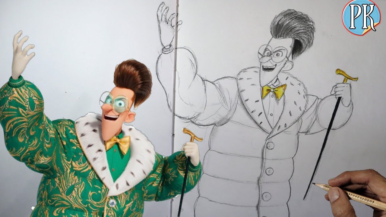 how to draw MAXIME Le Mal  || Despicable Me 4 easy