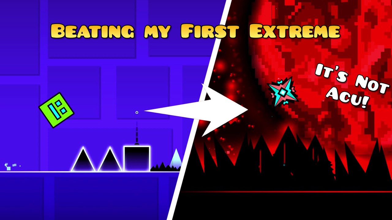 Beating my FIRST Extreme Demon! - Geometry Dash