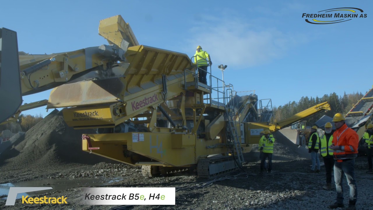 Bergskrossning med Keestrack B5e + H4e 2021