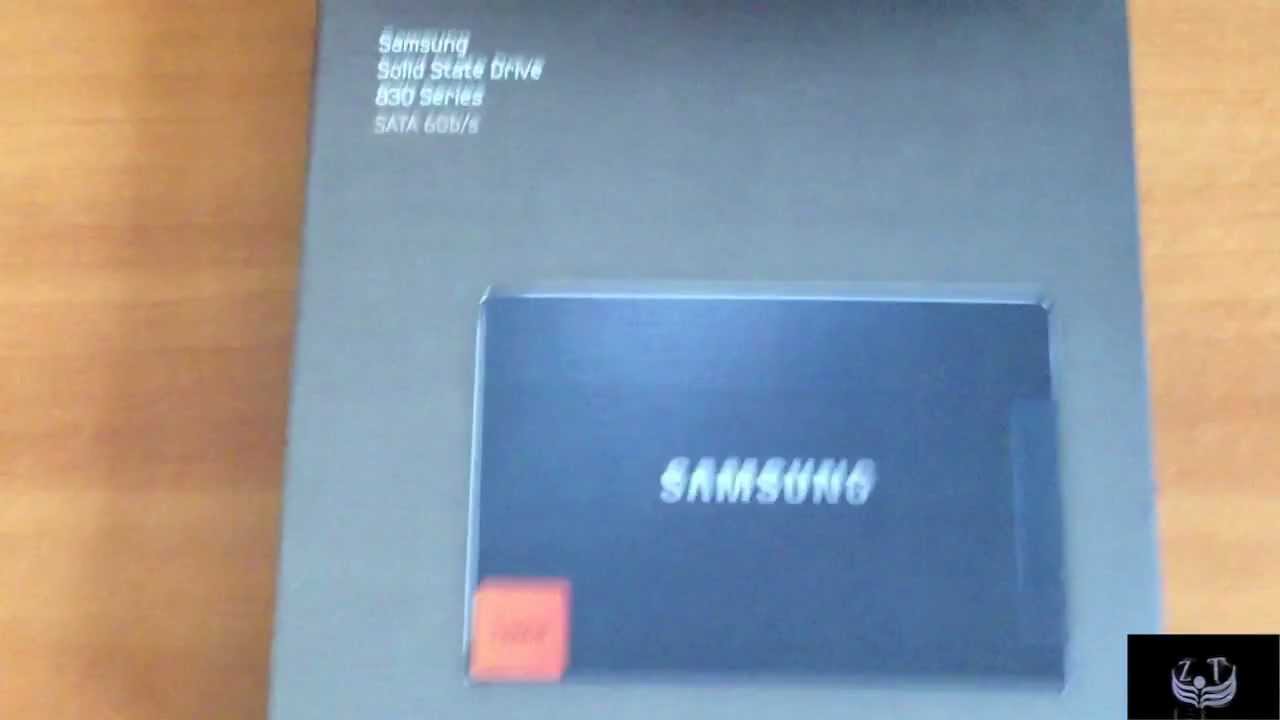 Samsung 830 Series SSD - UNBOXING