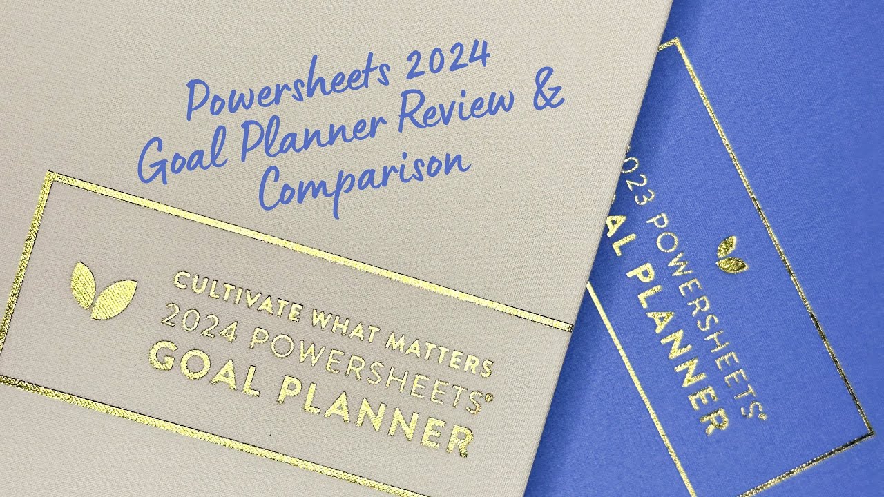 Powersheets 2024 Goal Planner Review & Comparison