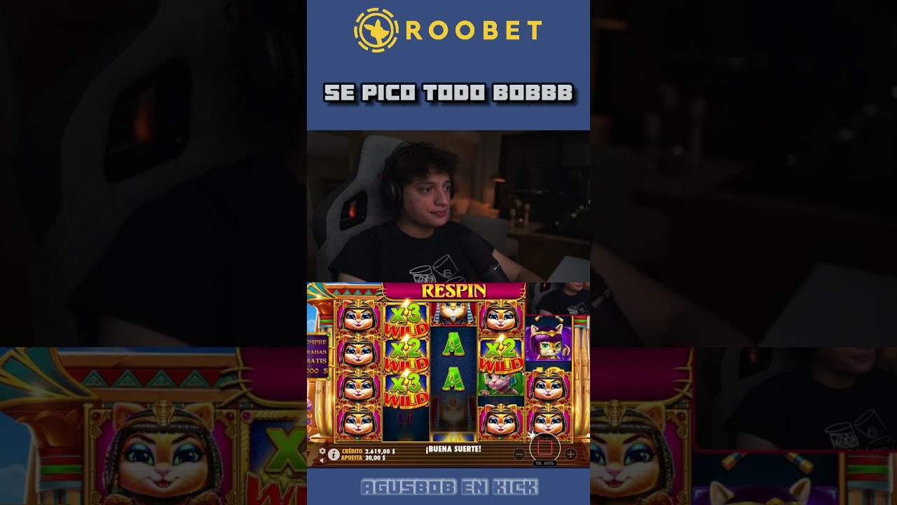 Agusbob Gana 14 Millones en una Tirada en Cleocatra #maxwin #slots #agusbob #xqc #twitch #argentina