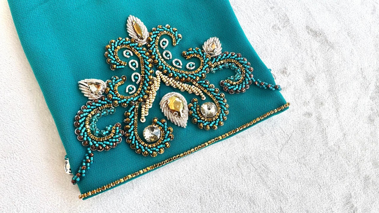 The secret of professional embroidery to beautify the sleeves of your clothes