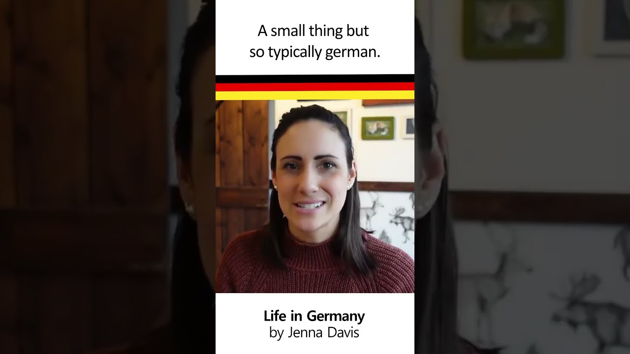 A lot of people say they find it so strange that Germans take their shoes off in the house.