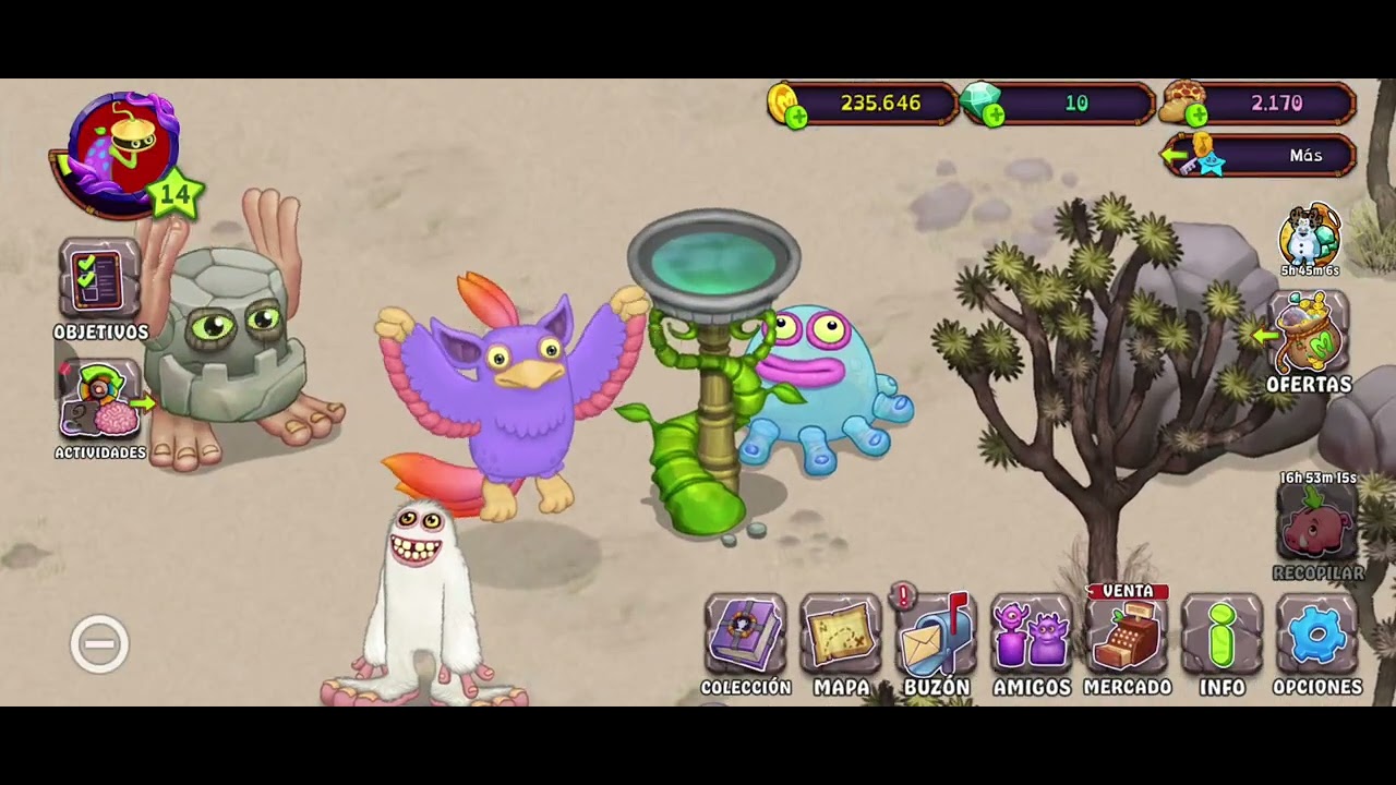Jugando My Singing Monsters 