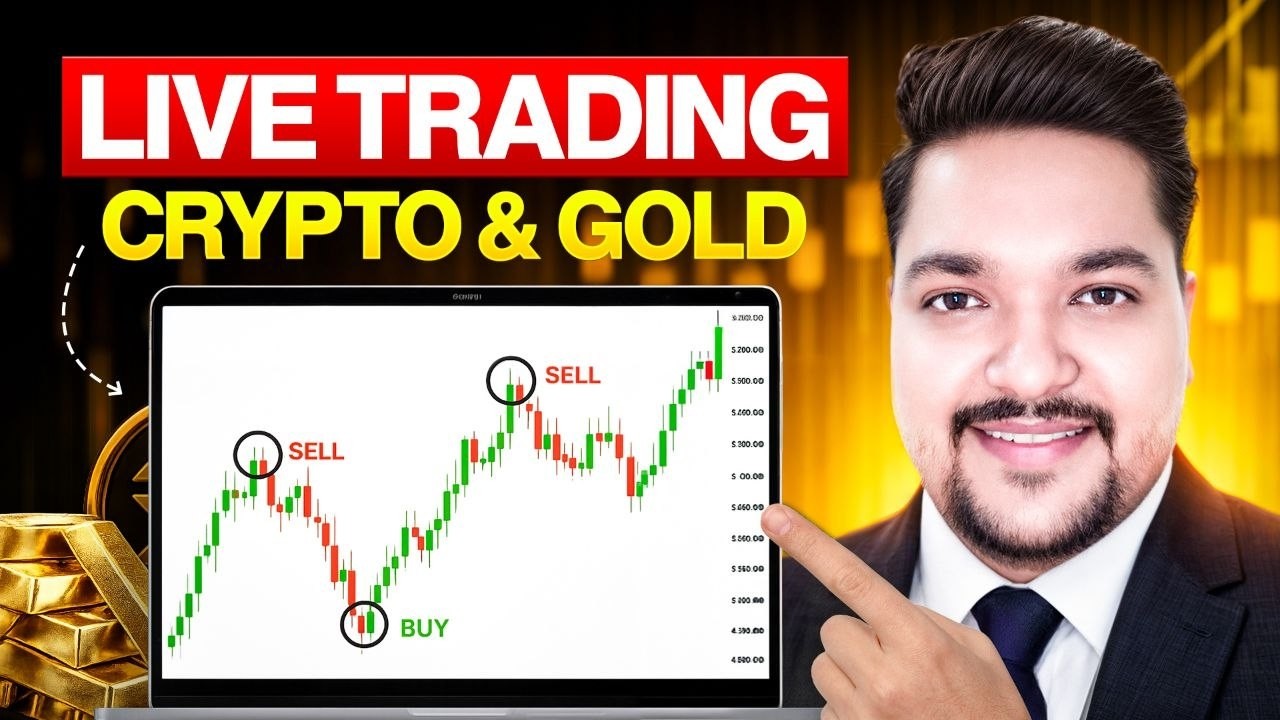 BTC & Gold Live Trading | 31 July | Live Trades #crypto #gold #livetrading