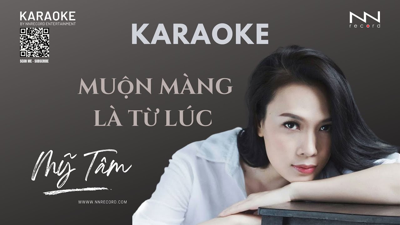 KARAOKE - MUỘN MÀNG LÀ TỪ LÚC (COVER) | TONE NỮ