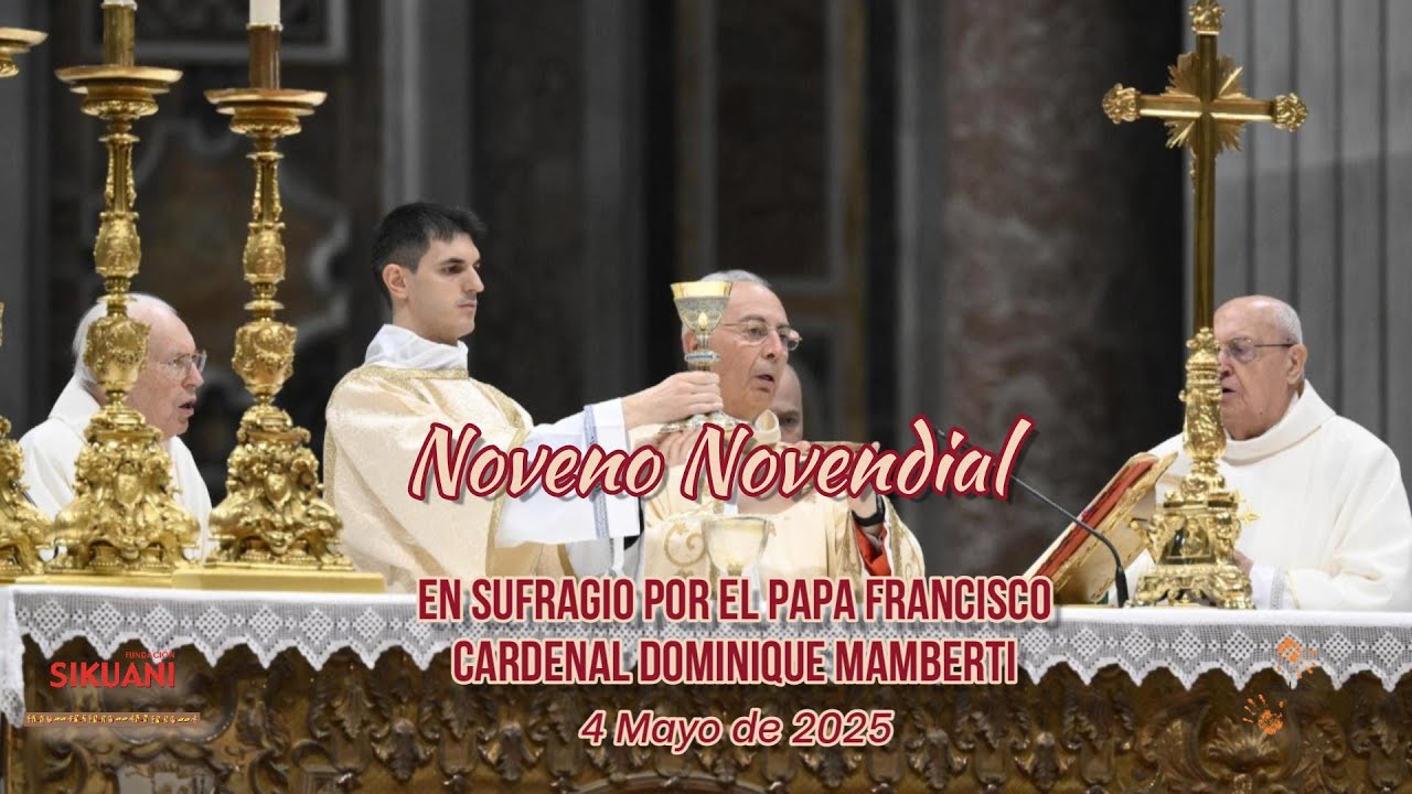 Noveno Novendial en sufragio Papa Francisco -Card. Dominique Mamberti (4-V-2025) #papafrancisco
