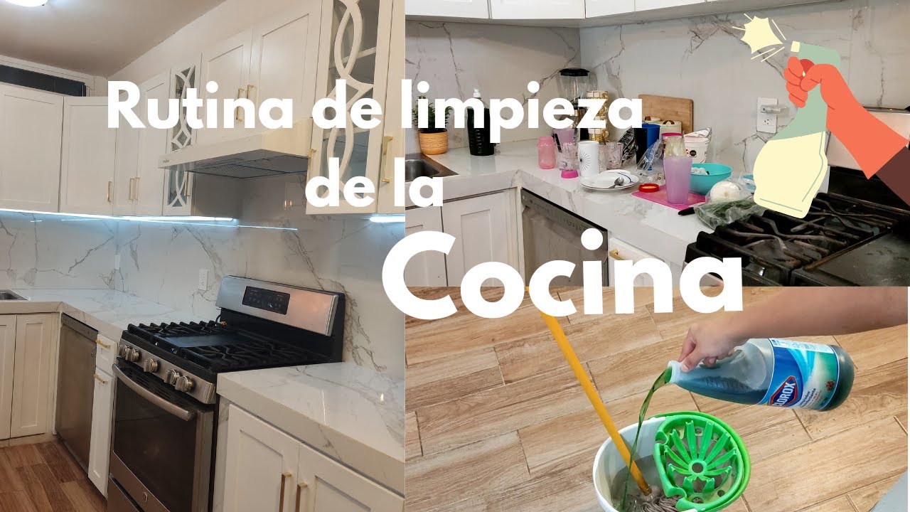 Rutina de limpieza profunda de la cocina + como limpiar la cocina integral 