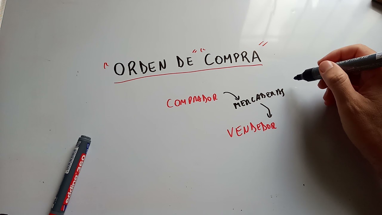 Que es un ORDEN DE COMPRA? importancia en la entrega de mercaderias