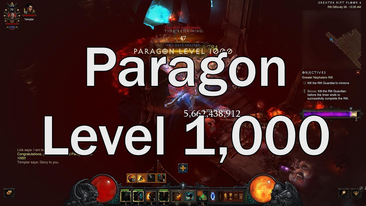 Diablo III - Paragon Level 1,000