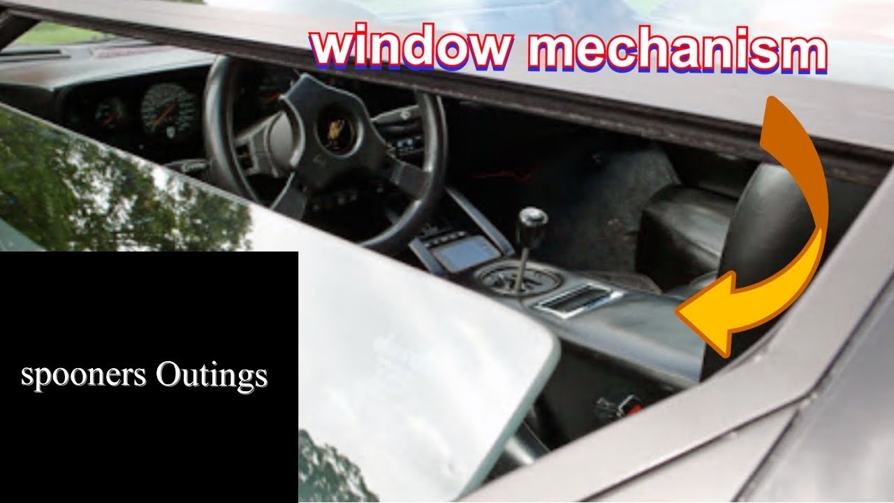 Countach window mechanism