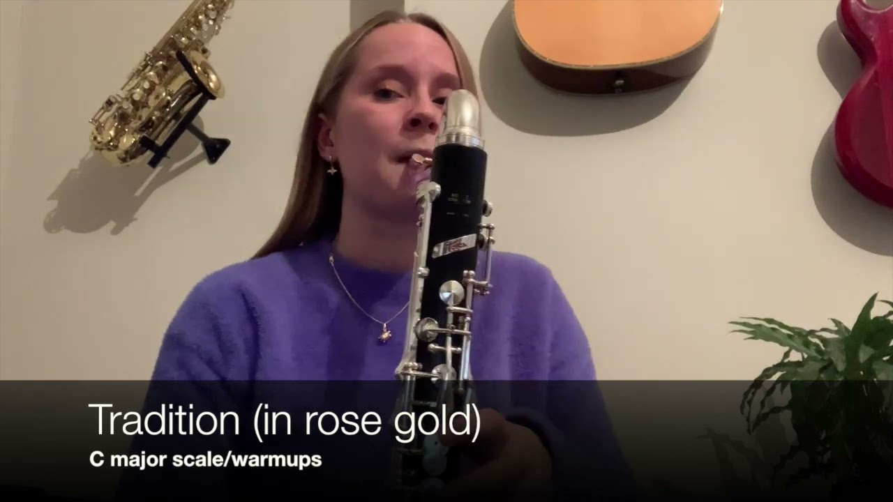 BG France Bass Clarinet Ligatures: Super Revelation VS Tradition in Rose Gold