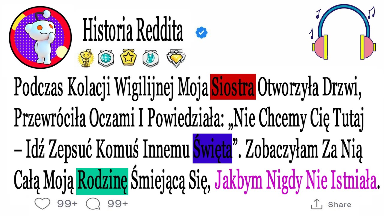 Podczas Kolacji Wigilijnej Moja Siostra Otworzyła Drzwi, Przewr&oacute;ciła Oczami I .....#HistorieZdrady