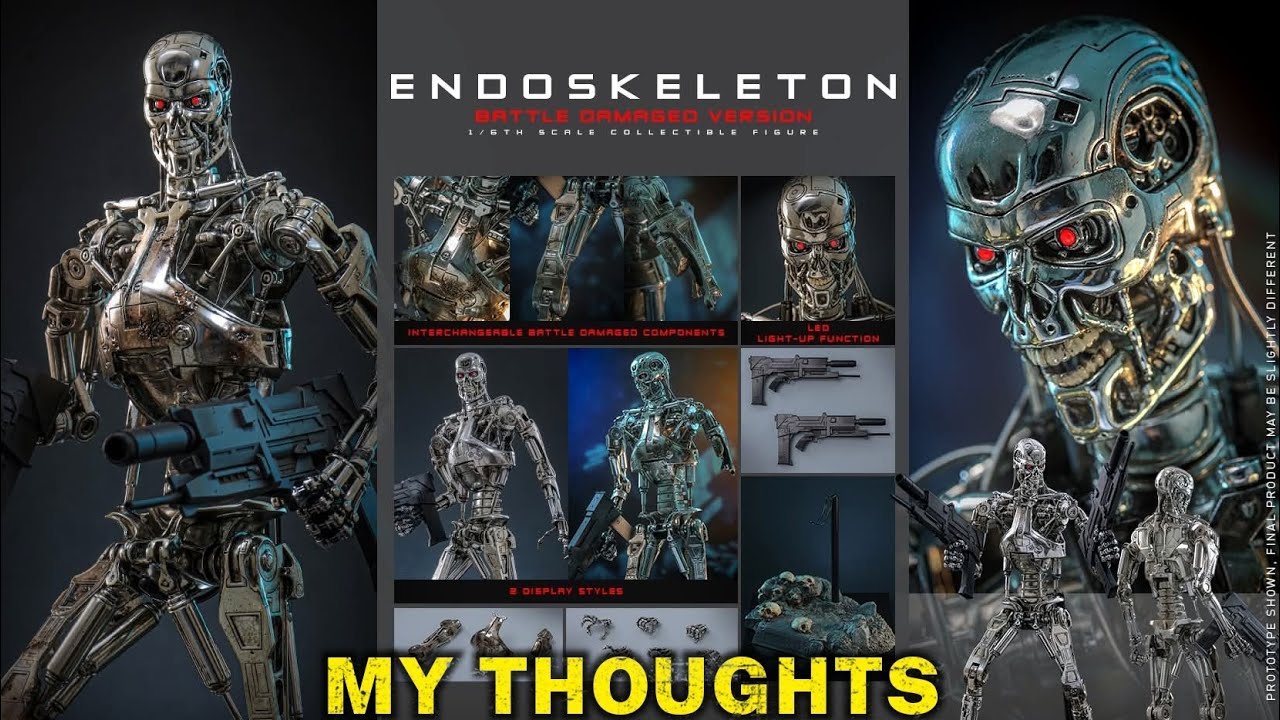HOT TOYS ENDOSKELETON TERMINATOR 2. МОИ МЫСЛИ
