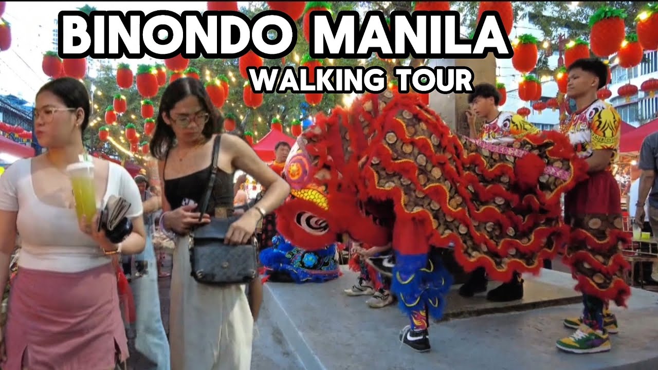 BINONDO MANILA CITY WALKING TOUR [4K] HD REAL PHILIPPINES🇵🇭