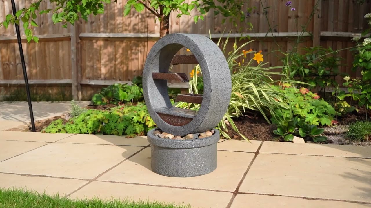 Smart Solar Omega Cascade water feature