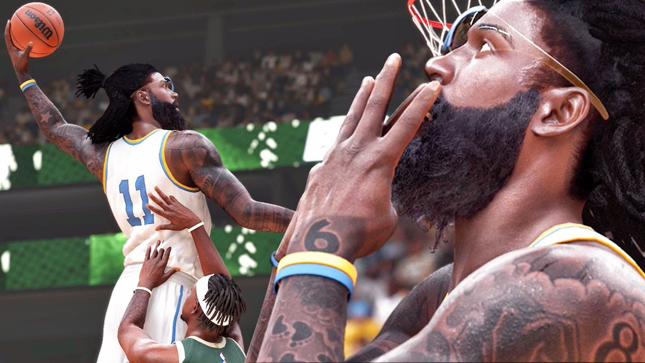 NBA 2K23 My Career - INSANE CONTACT DUNKS! (Inside-Out Scorer) Next Gen Gameplay