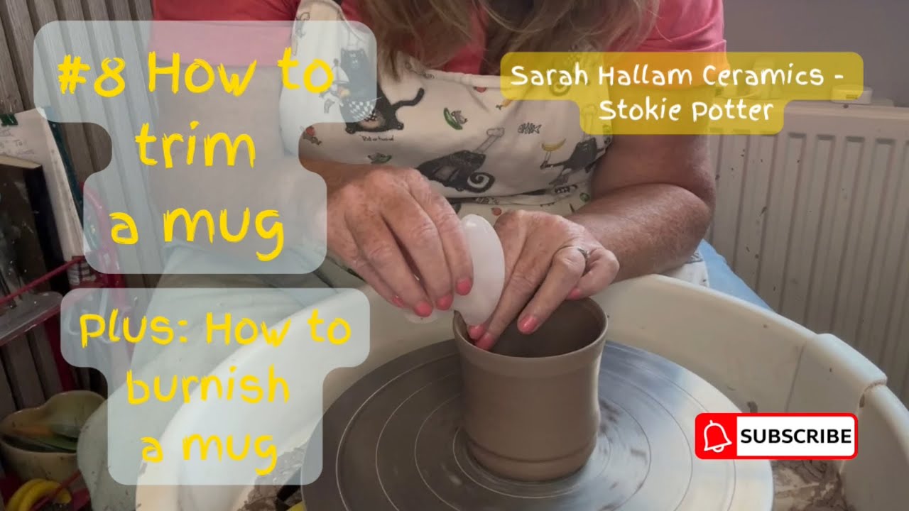 #8 How to Trim a Mug, Plus How to burnish a Mug 