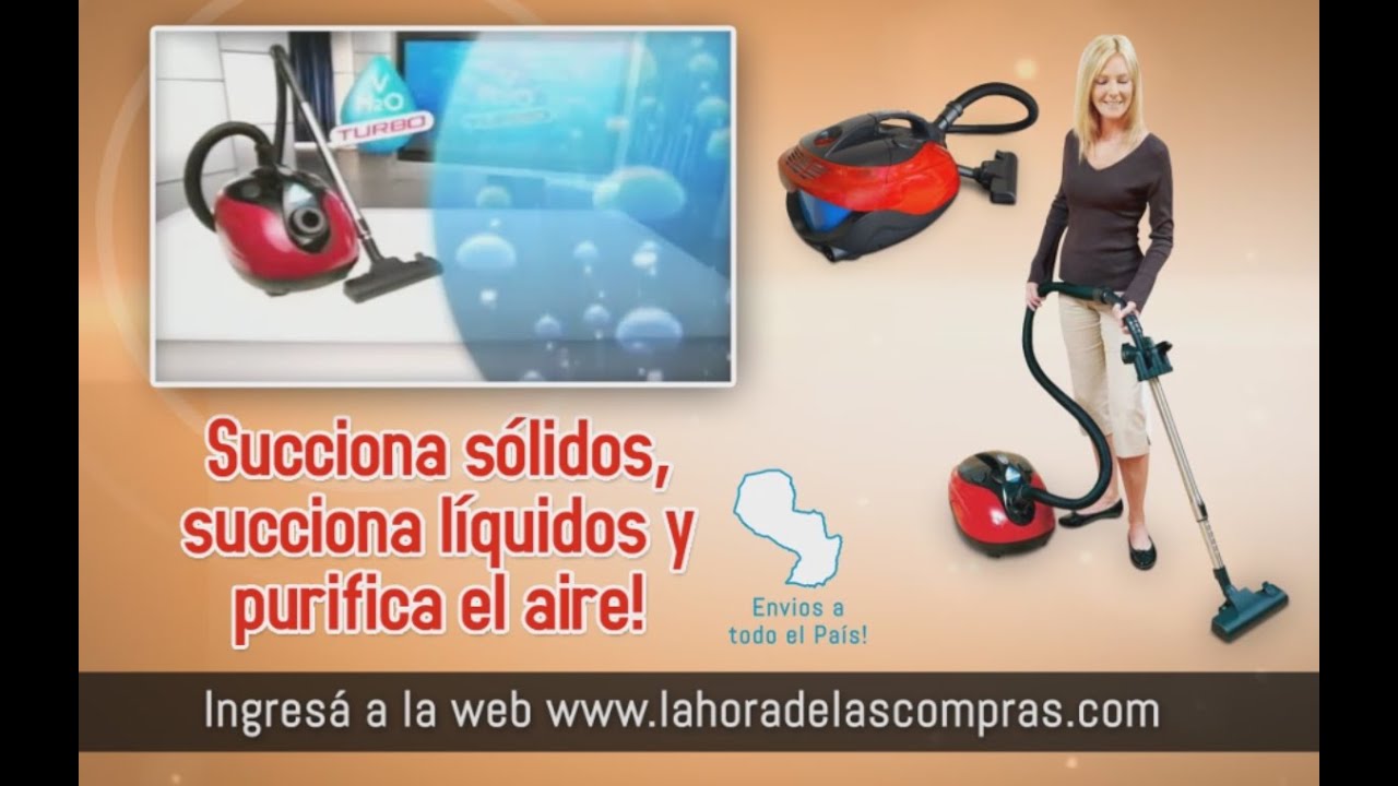 ASPIRADORA DE AGUA Y POLVO H2O VAC TURBO