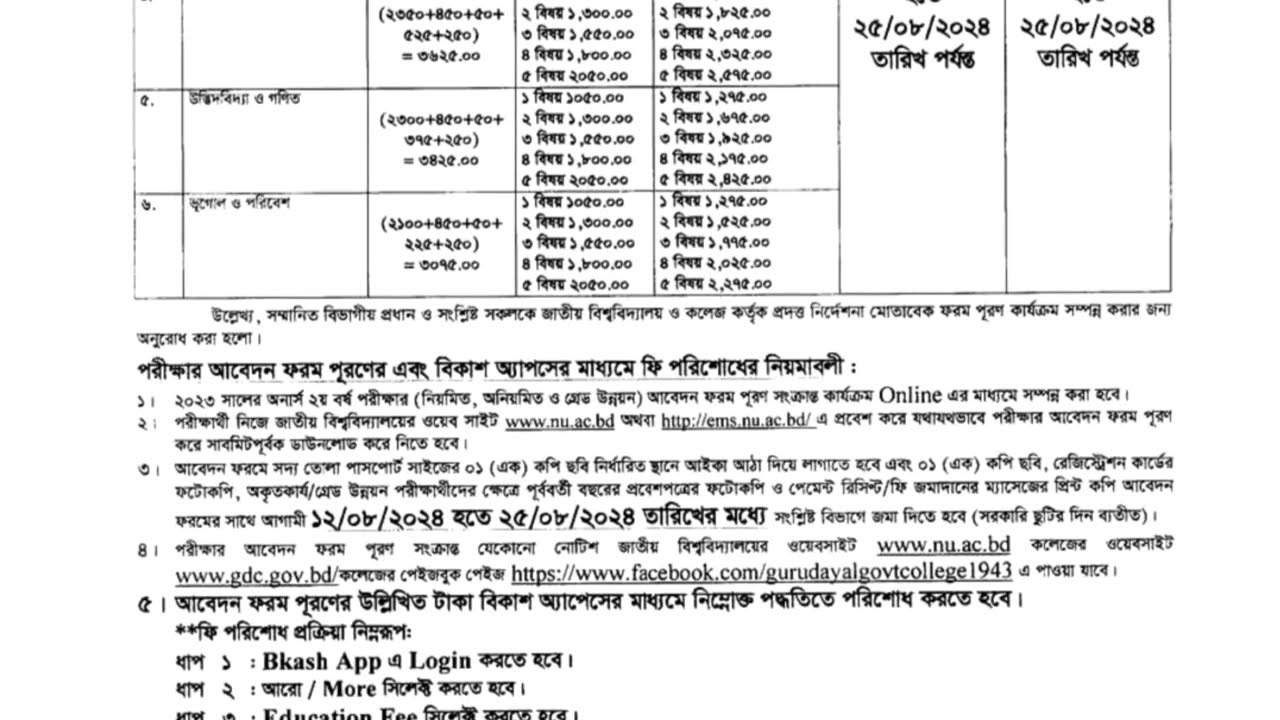 Nu 2nd Year 2021-22 exam from fillup 2024 #nu #itechkholil #examfromfilup #exam
