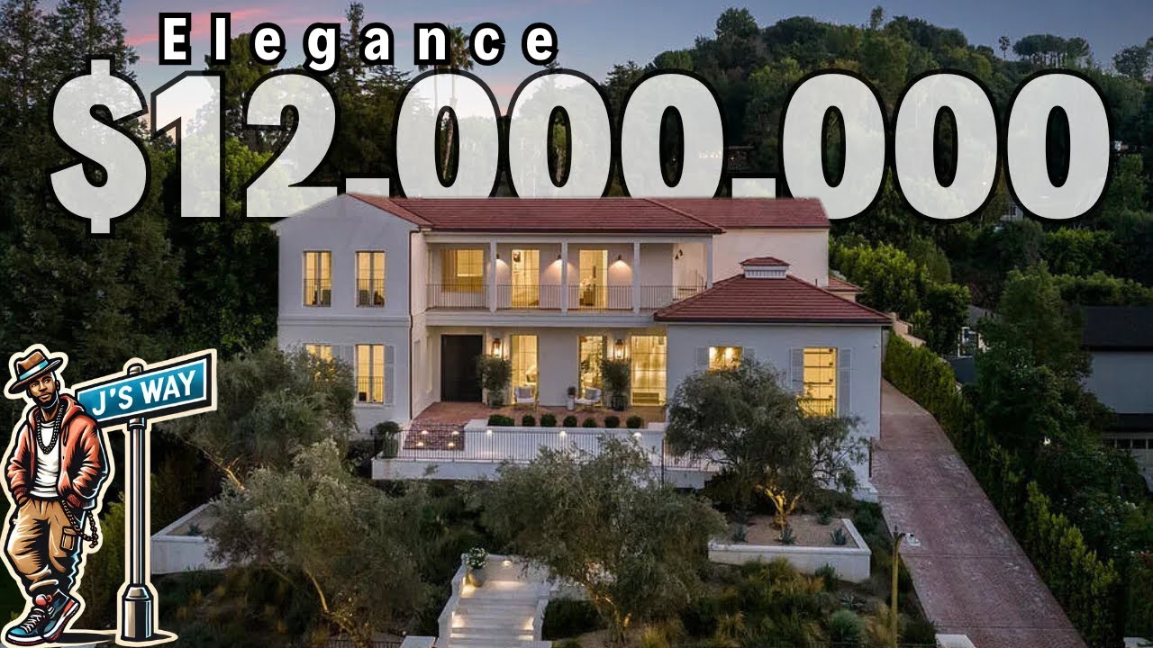 What's Hiding Inside This $12,000,000 Encino Mansion? | 15620 Woodvale Rd, Encino, CA 91436
