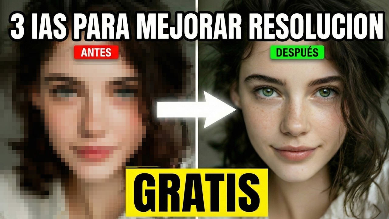 Cómo mejorar la resolución de tus fotos GRATIS con IA (3 Plataformas)
