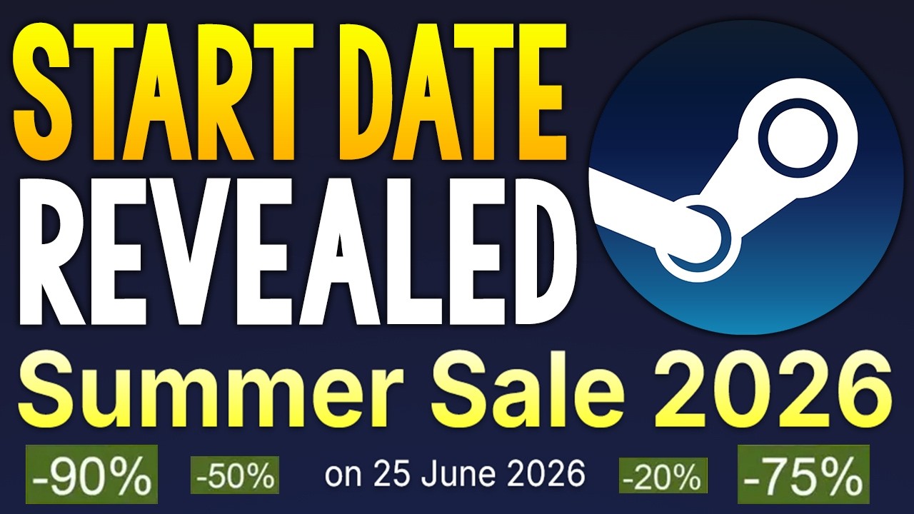 ДАТА НАЧАЛА ЛЕТНЕЙ РАСПРОДАЖИ STEAM 2026 + ОБНОВЛЕНИЕ О БЕСПЛАТНЫХ ИГРАХ И КРУПНЫЕ ДЕМО!
