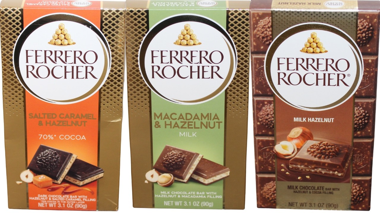 Ferrero Rocher: Salted Caramel & Hazelnut, Macadamia & Hazelnut and Milk Hazelnut Review