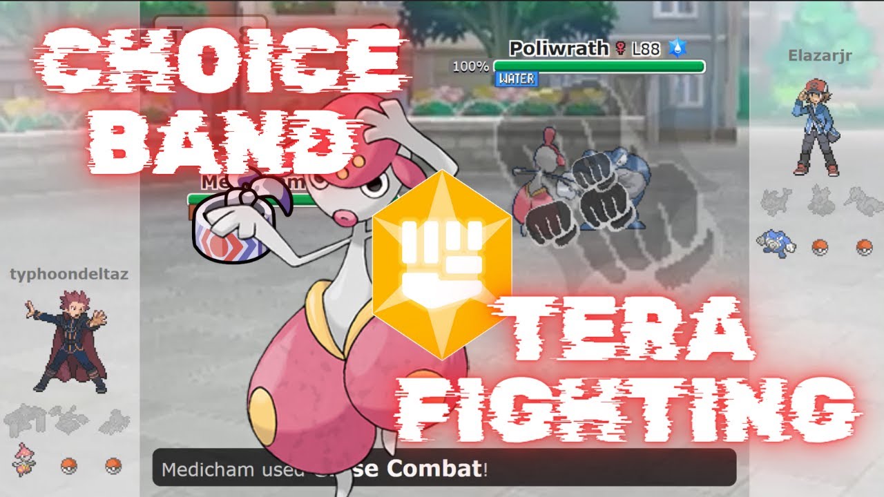 Choice Band + Tera Fighting make Medicham has a COLOSSAL POWER! | Pokemon Monotype Random Battles