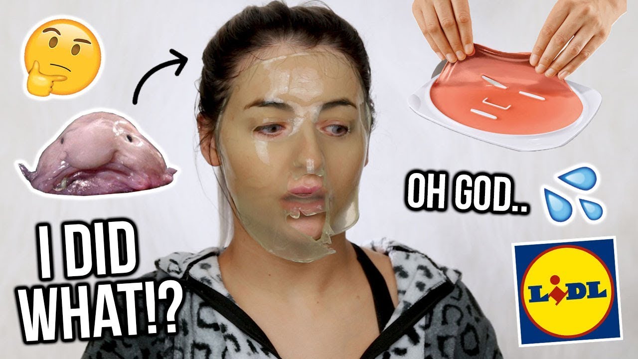 TESTING LIDL FACE / SHEET MASK MAKER! DOES IT REALLY WORK?!