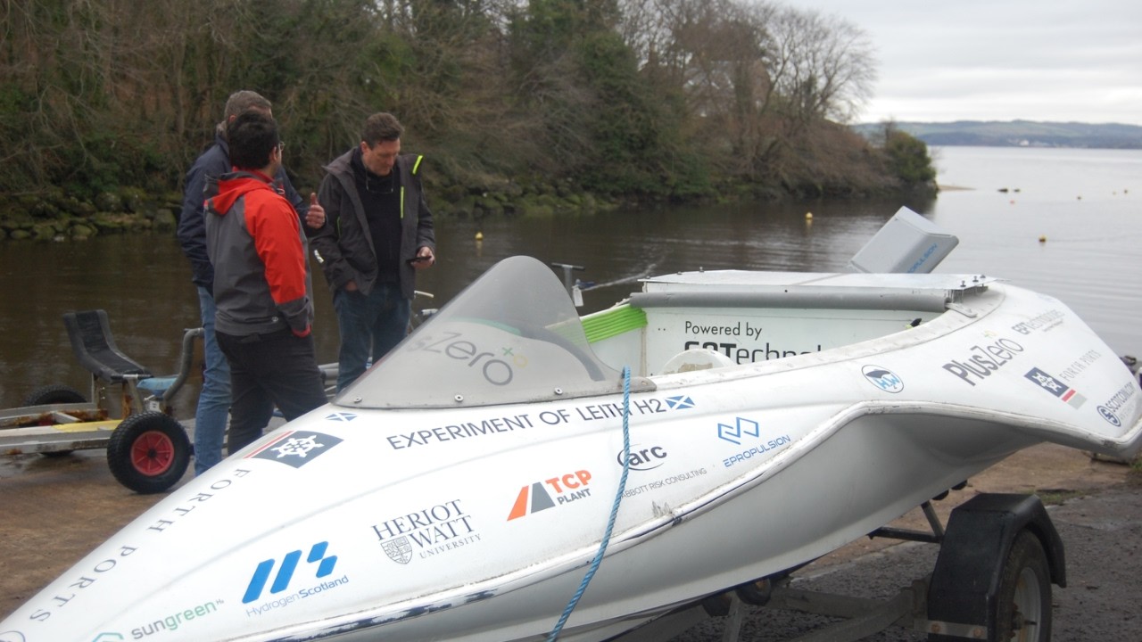 H2-Watt Water Testing at Cramond Boat Club